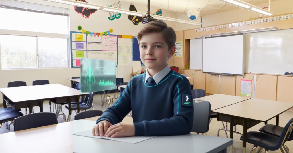 Future of AI School Uniforms: Clothes That Track Kids’ Posture & Comfort 2 AI-Powered Smart Clothes Help Improve Our Child’s Posture