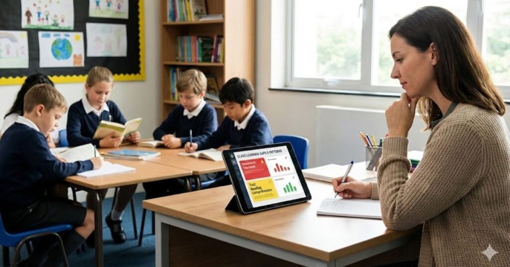 The Future of Learning: 12 Pros and Cons of AI in Schools (2026 Guide for Parents) 2 students learning at different pace with teacher guidance and digital tools
