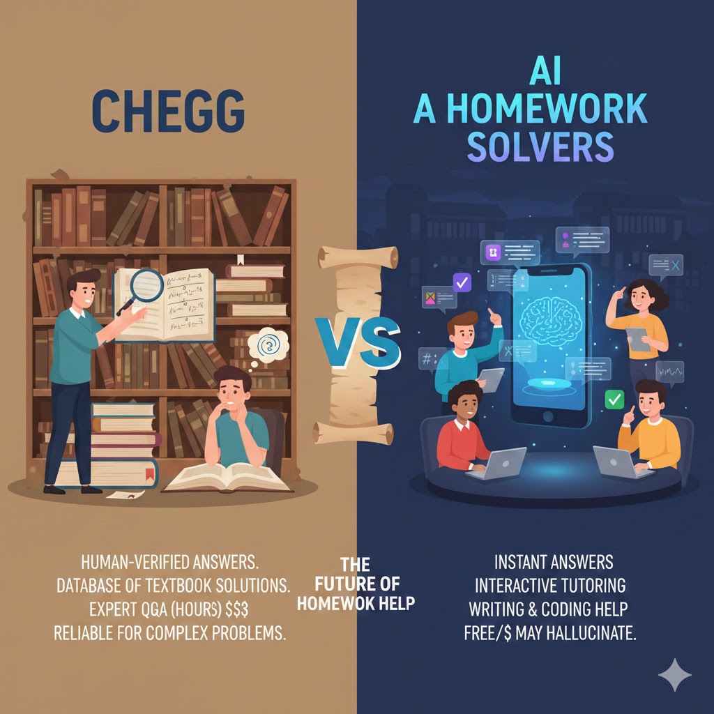 Chegg vs. AI Homework Solvers