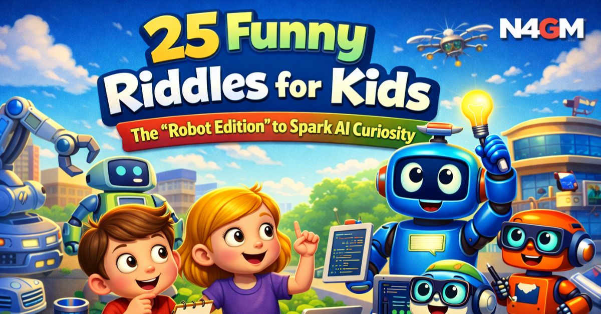 25 Funny Riddles for Kids The Robot Edition to Spark AI Curiosity