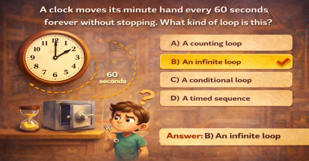 A loop of time and thought