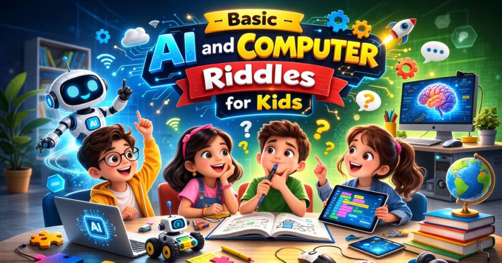 Basic AI and Computer Riddles for Kids