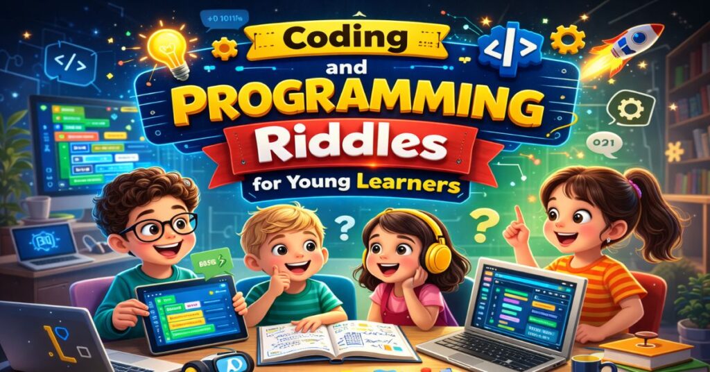 Coding and Programming Riddles for Young Learners
