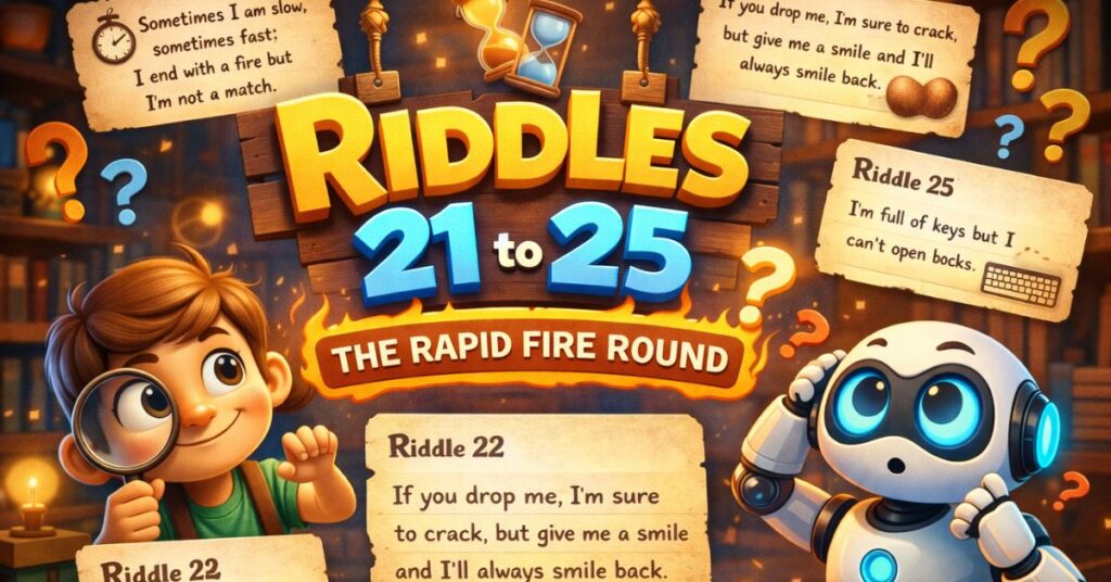 Tricky Riddles for Kids to Outsmart an AI - The Rapid Fire Round