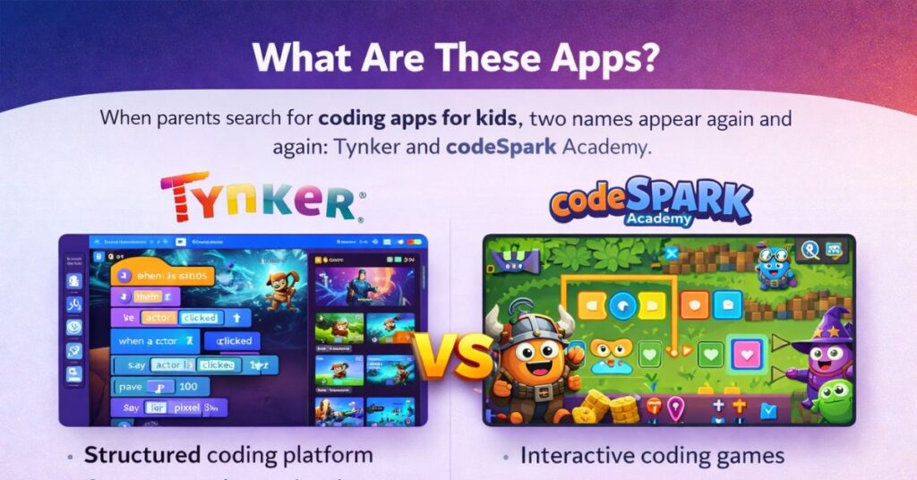 Tynker vs codeSpark: Which Coding App Is Actually Right for Your Child? (2026) 2 What Are These Apps