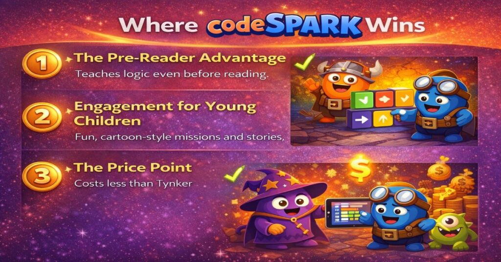 Tynker vs codeSpark: Which Coding App Is Actually Right for Your Child? (2026) 4 Where Tynker Wins (1)