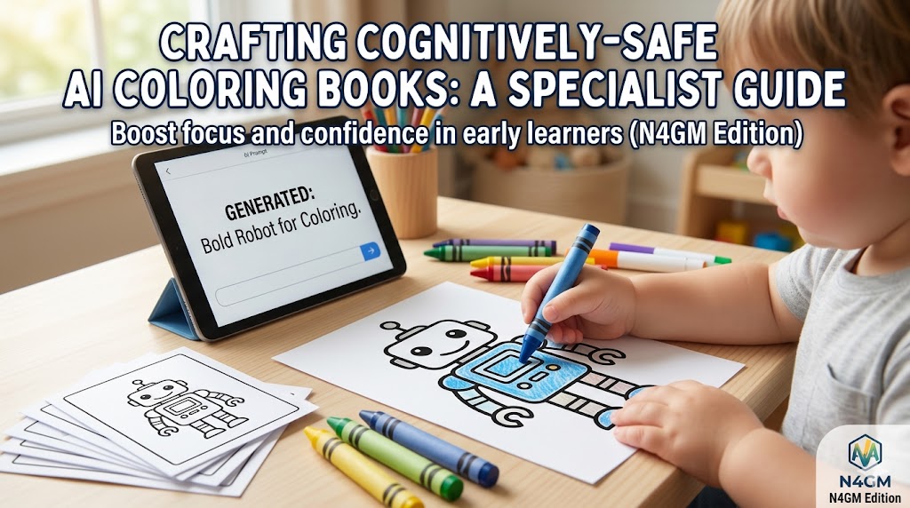 Expert guide on creating AI coloring books for kids by Sachin Sharma