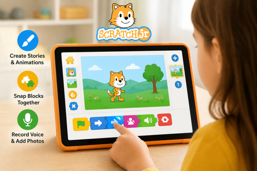 CodeKarts vs ScratchJr: Which Coding App Is Actually Right for Your Kid? 3 What ScratchJr Actually Teaches